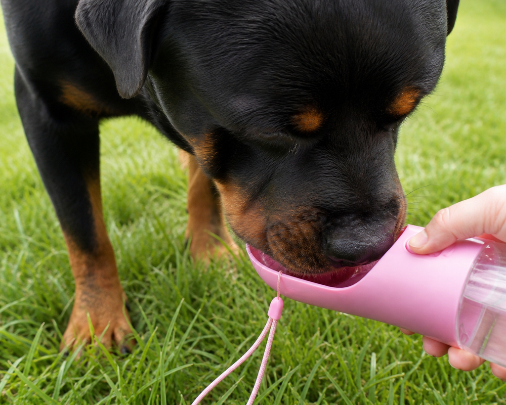 Premium Portable Dog Water Bottle (Leak-Proof Travel Dispenser)