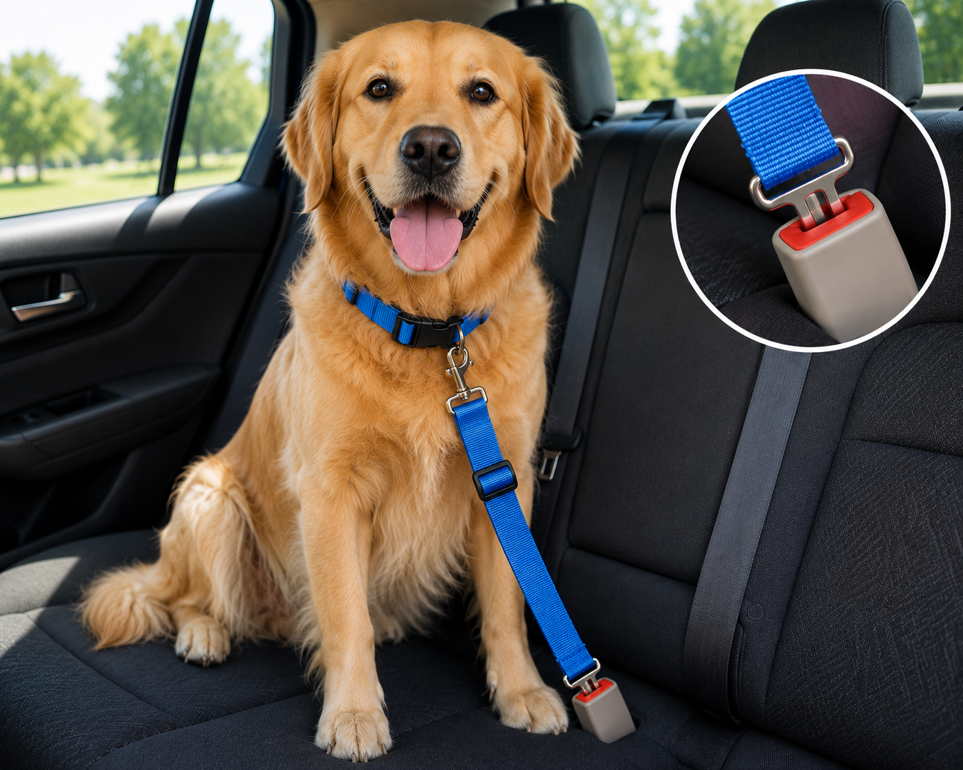 Adjustable Dog Car Seat Belt – Keep Your Pet Safe While Driving