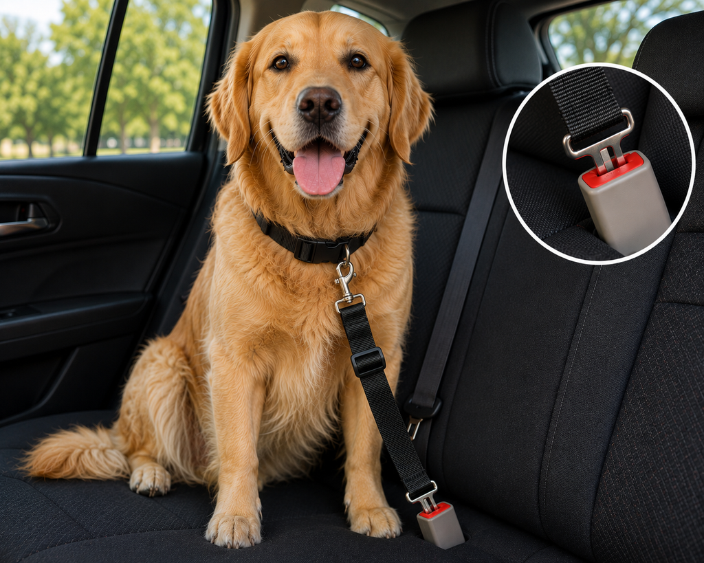 Adjustable Dog Car Seat Belt – Keep Your Pet Safe While Driving